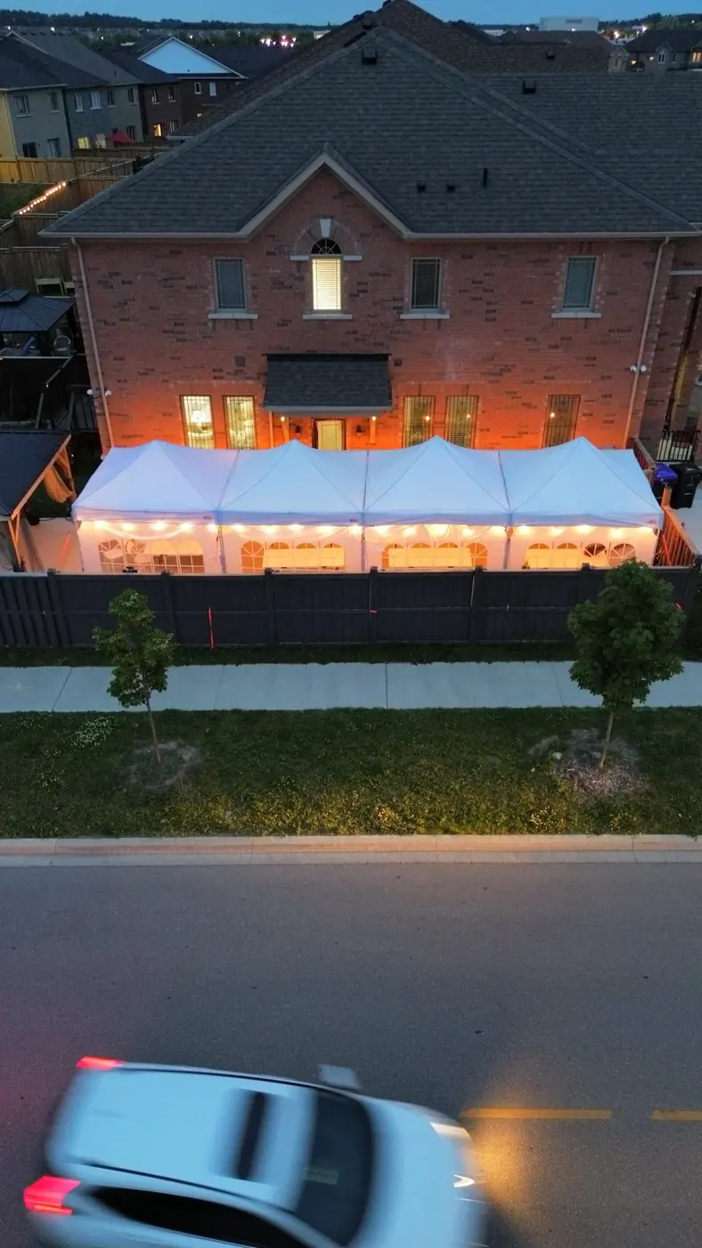 Small setup, plenty of possibility — 10 × 10 popup tent rental by Dhillon Tents