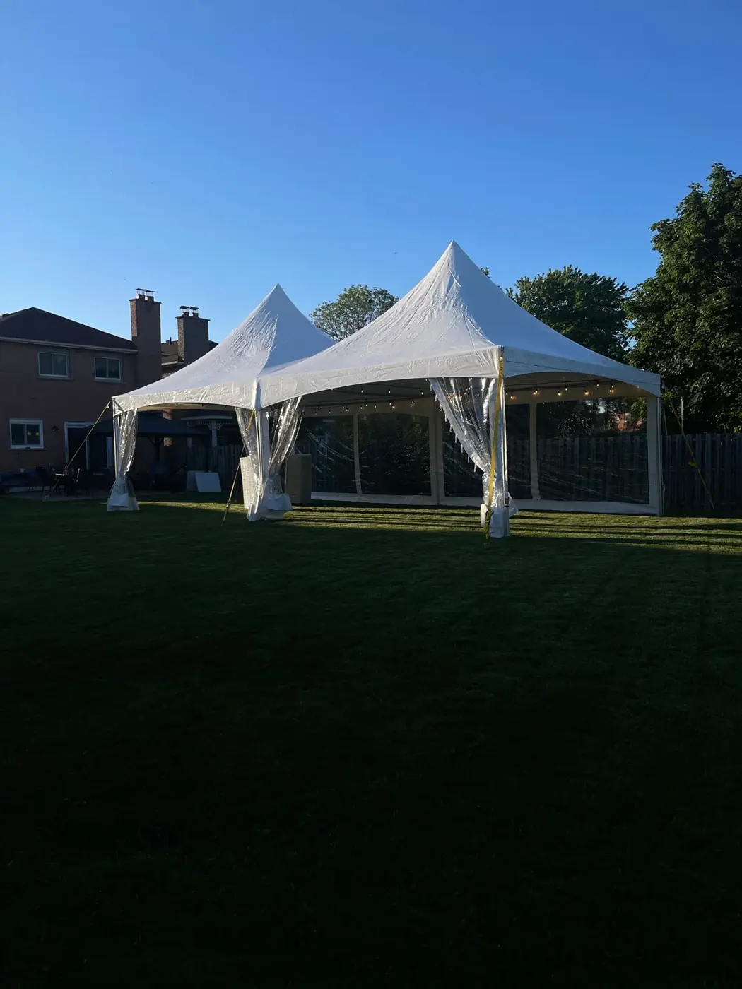 Room for everyone — 20 × 40 tent tent rental by Dhillon Tents