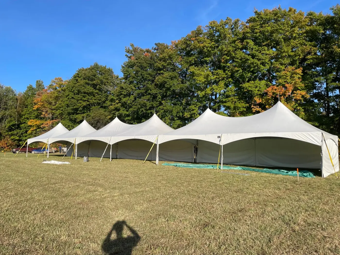 Big plans, beautifully covered — 20 × 60 tent tent rental by Dhillon Tents