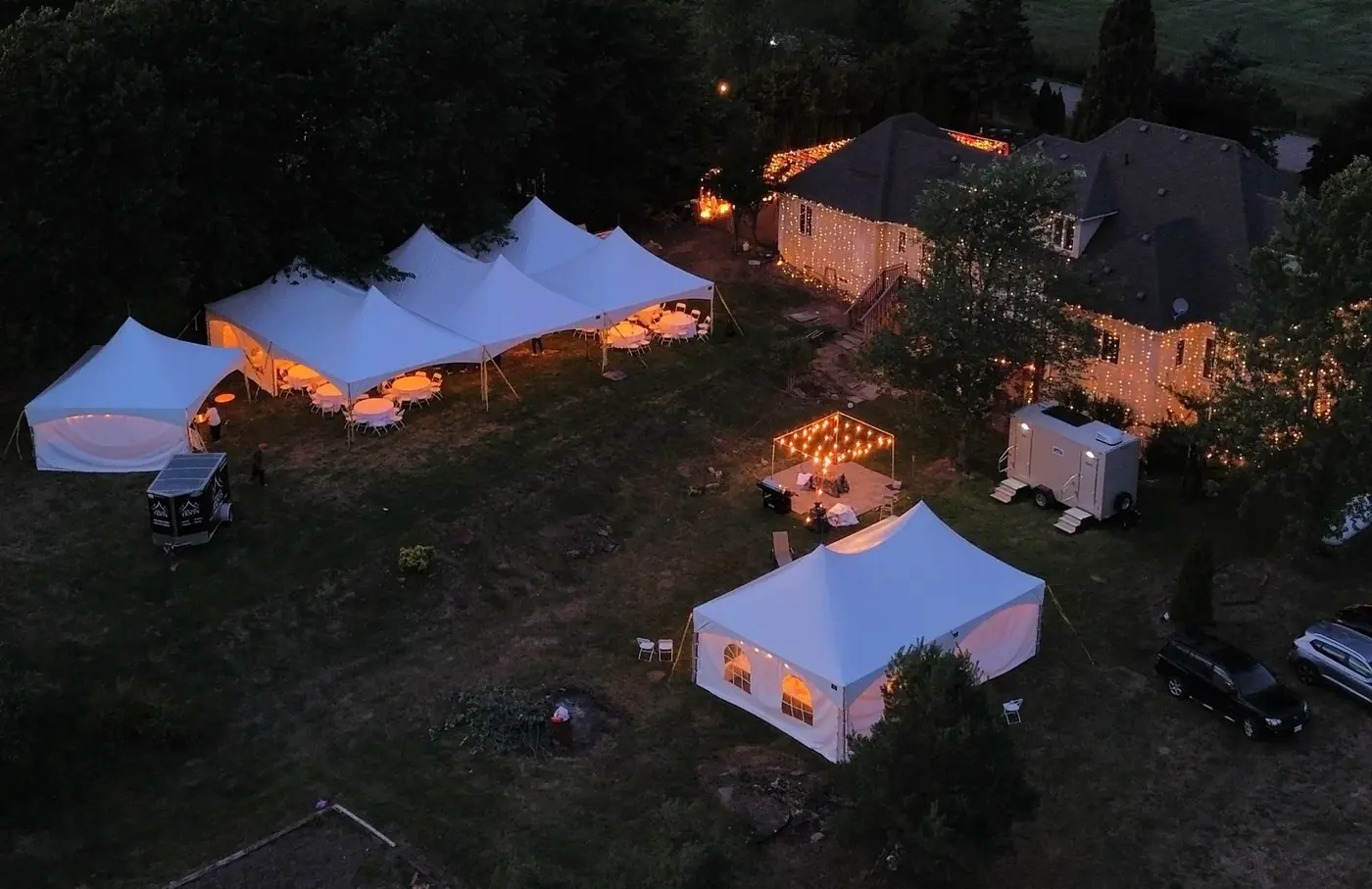 A Brampton wedding — event tent rental by Dhillon Tents